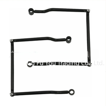 Gu Fuyou KMP24 Motorkerékpár oldaltáska tartó — univerzális illesztés — kiváló minőségű vas