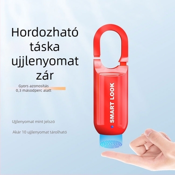 Családi lakat – E típus, ötvözet acélból, táskákhoz, hátizsákokhoz és szekrényekhez, modern minimalizmus stílus