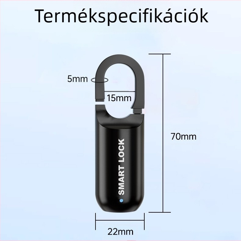Családi lakat – E típus, ötvözet acélból, táskákhoz, hátizsákokhoz és szekrényekhez, modern minimalizmus stílus