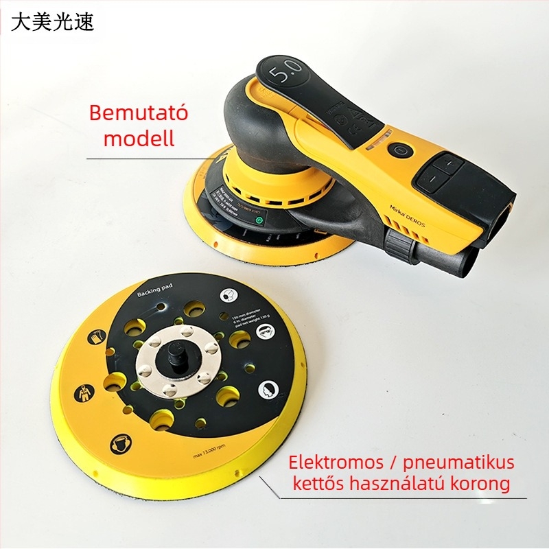 Öntapadós porózus korongtálca csiszoló korongokhoz, univerzális kompatibilitás, műanyag