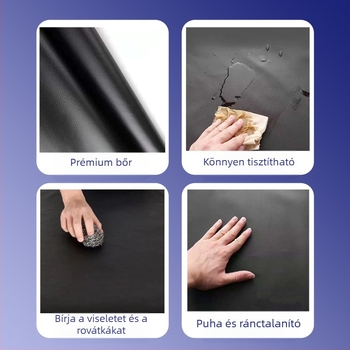 PU bőr kötény, vízálló, ujj nélküli, modern minimalist stílus