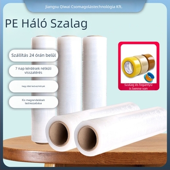 Qiwei LDPE Ipari Stretch Film – átlátszó védőcsomagoló fólia, testreszabható feldolgozás