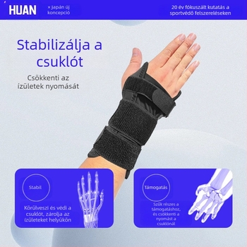Csuklópánt védő stabil tartással, modell HA-003-HW, neoprén/nylon, futáshoz és edzéshez