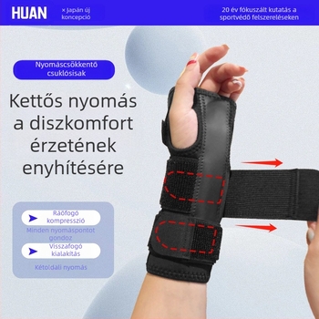 Csuklópánt védő stabil tartással, modell HA-003-HW, neoprén/nylon, futáshoz és edzéshez