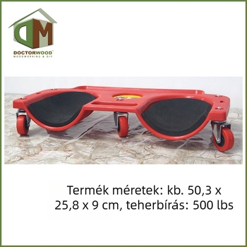 Többcélú térdpad forgó kerekekkel asztalosmunkához