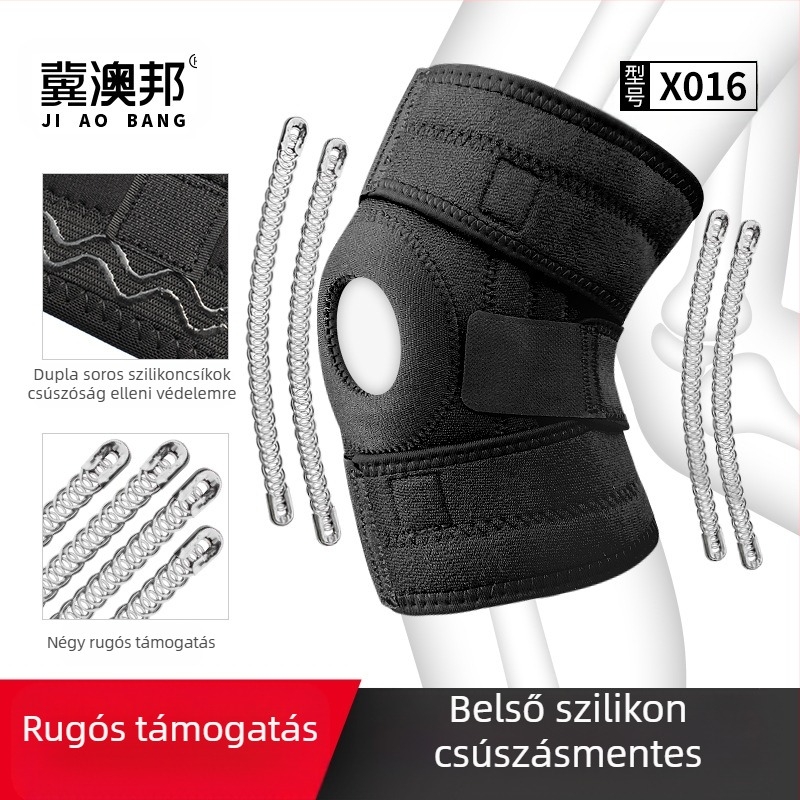 Térdvédő sportokra: nylon és diving anyagból, csúszásmentes, lélegző nyári védelem; alkalmas kosárlabda, túrázás, futball és görkorcsolya; csomagolás 300 db