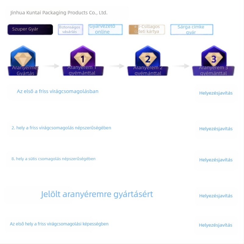 Virágcsomagoló tasakok BOPP-filmmel és cellofánnal, egy vagy több rózsához, szellőrózsa és gypsophila csokorhoz, 100 db a csomagban, minimalist stílus