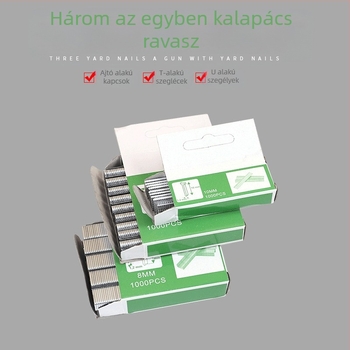 ZHCY Kódszegező pisztoly, Code Nail sorozat, légkondicionált szegező, alkalmazási tartomány: 10, kompatibilis egyenes, U- és képkeret-szögekhez