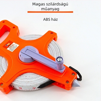 Szálas mérőszalag, hordozható műanyag keret, kézi működtetés, padlóba szerelt PVC-vas keret