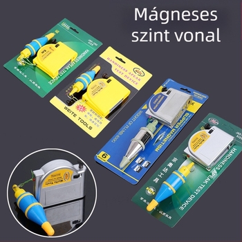 Építkezési függőleges mérőeszköz mágneses huzal leesésekkel, modell Magnetic wire drop, Taibao, 6 m hatótávolság