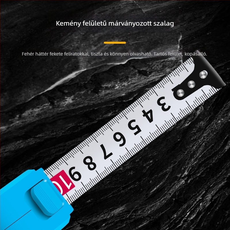 OTHERKA Rozsdamentes acél mérőszalag, kopásálló és ütésálló kivitel