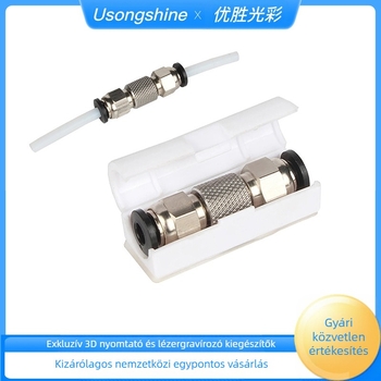 3D nyomtató kiegészítők - PTFE tömlőcsatlakozó a tápláló csőhöz, Usongshine, pneumatikus gyorscsatlakozó