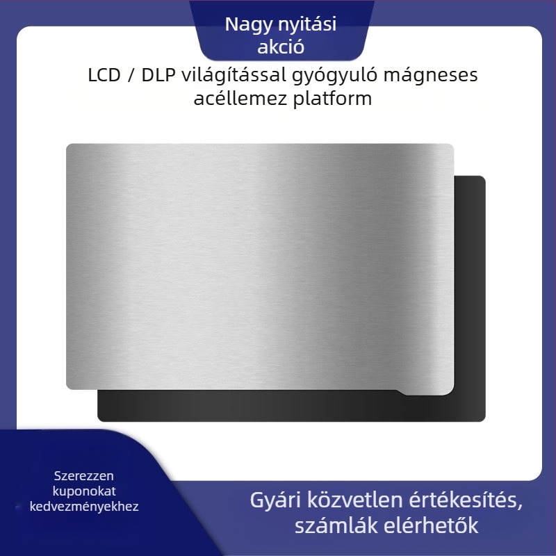 3D nyomtató kiegészítő, HARSIMON márka, modell SLA/DLP light-curing spring steel plate