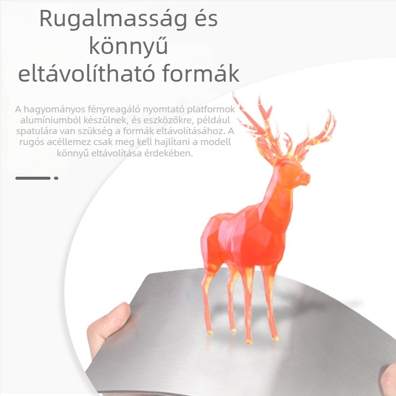 3D nyomtató kiegészítő, HARSIMON márka, modell SLA/DLP light-curing spring steel plate