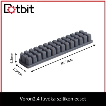 Tisztító ecset Voron2.4 fúvócsőhöz (szilikon) – Dotbit
