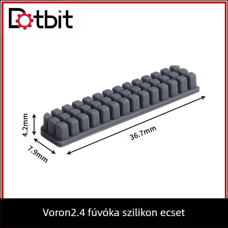 Tisztító ecset Voron2.4 fúvócsőhöz (szilikon) – Dotbit