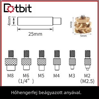 Dotbit Nut indenter brass-inlaid nut kit VORON 2.4