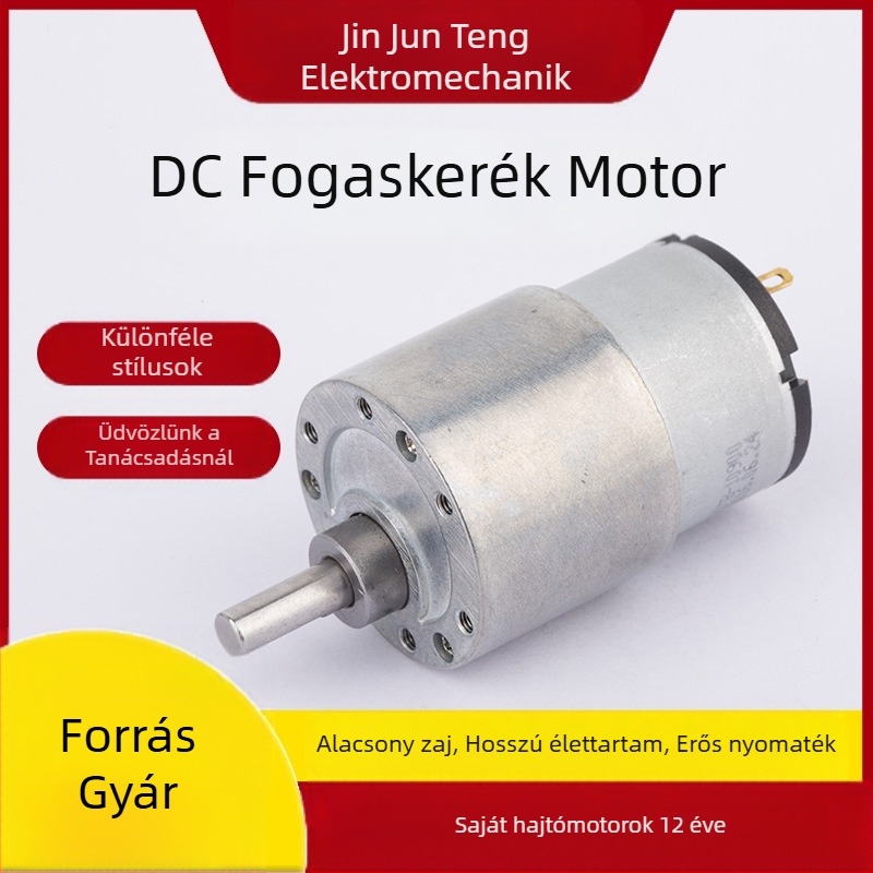 37B-520 DC mikromotor csökkentővel robotikai szerszámokhoz – Mikromotor, DC, Feszültség <36V, ISO 9001