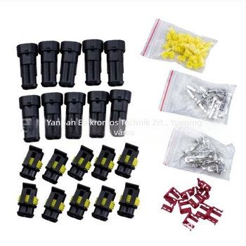 YANP HID vízálló dugaszoló csatlakozó, 2P1.5 sorozat, autóelektronikai alkalmazásokhoz, nylon lángálló szigeteléssel