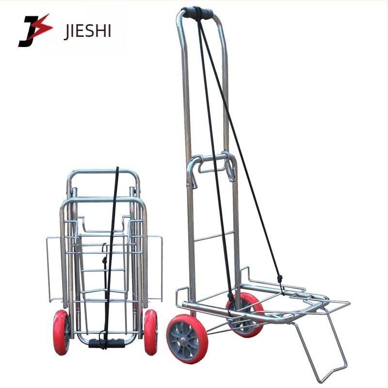 Kétkerekű húzórudas poggyászkocsi, hordozható (összecsukható, vas, húzórúd, nem összecsukható)