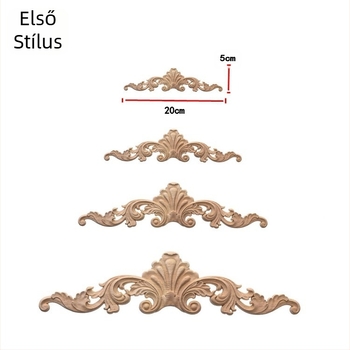 Gumifa bútor dekoratív csík gravírozással, testreszabható gravírozás, csiszolt felület, otthoni használatra