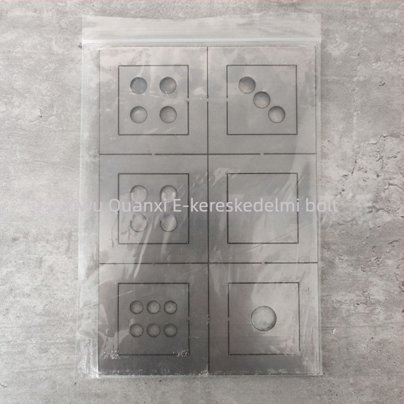 Fémhegesztés gyakorló készlet hatoldalú kocka tartóval (Anyag: ötvözet; Kategória: egyéb fémművészetek; Csomagolás: PP zacskóban; Stílus: modern és minimalistikus)