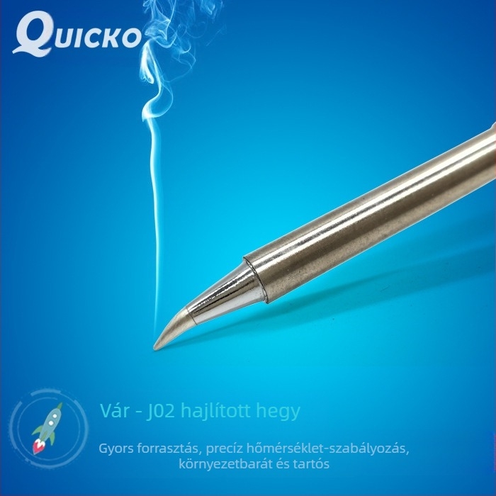 Ólommentes forrasztóhegy – ívelt vég, oxigénmentes réz, 0-480°C, 70W