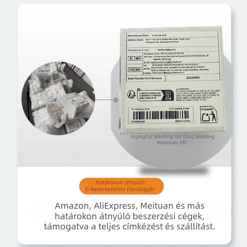 Gázmentes fluxusköpenyes hegesztőhuzal E71T-GS, szénacél, 1 kg-os tekercs, otthoni MIG hegesztéshez