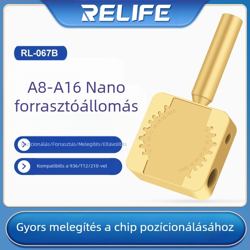 New News sokoldalú kis vasalóasztal meleg préselős fejjel, sárgarézből, 200°C