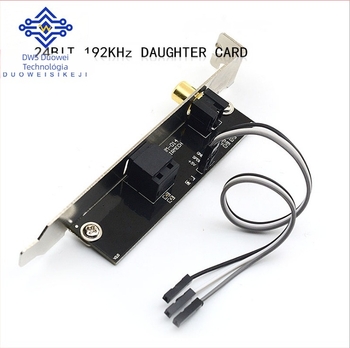 SPDIF optikai koaxiális alárendelt kártya alaplaphoz aranyozott interfésszel és DTS/AC3/LPCM támogatással (Márka: Dovis; Modell: 111; Típus: Other IC)