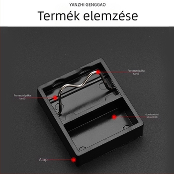 Xingweiqiang márkájú G-típusú, kis négyzet alakú Bakelit forrasztópáka tartó, magas hőállósággal