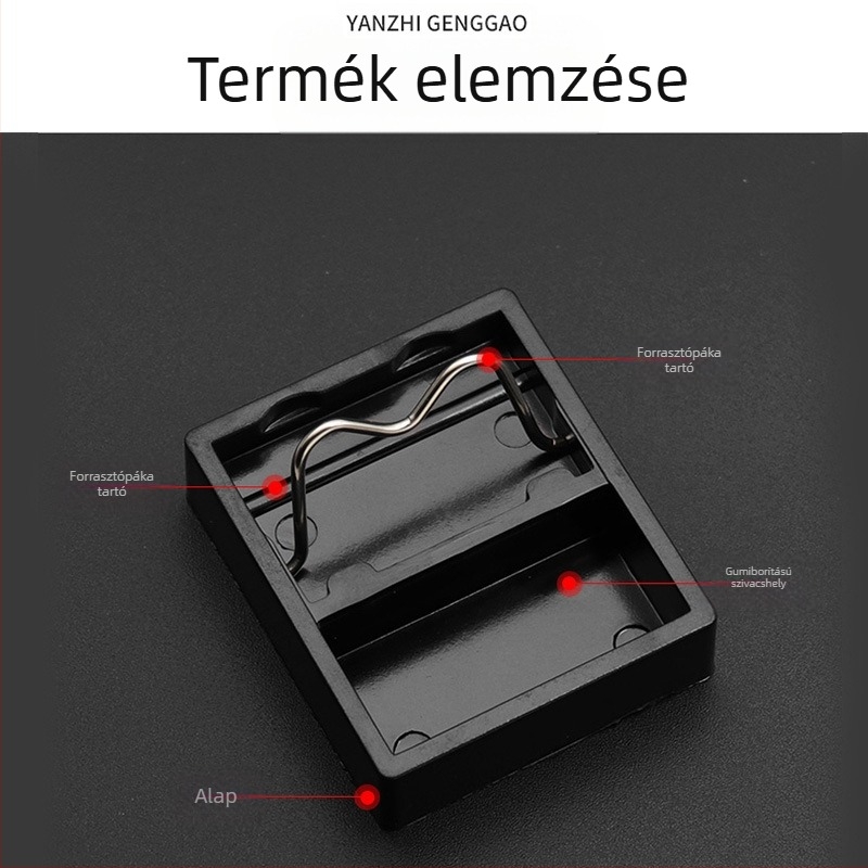 Xingweiqiang márkájú G-típusú, kis négyzet alakú Bakelit forrasztópáka tartó, magas hőállósággal