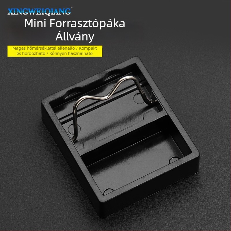 Xingweiqiang márkájú G-típusú, kis négyzet alakú Bakelit forrasztópáka tartó, magas hőállósággal