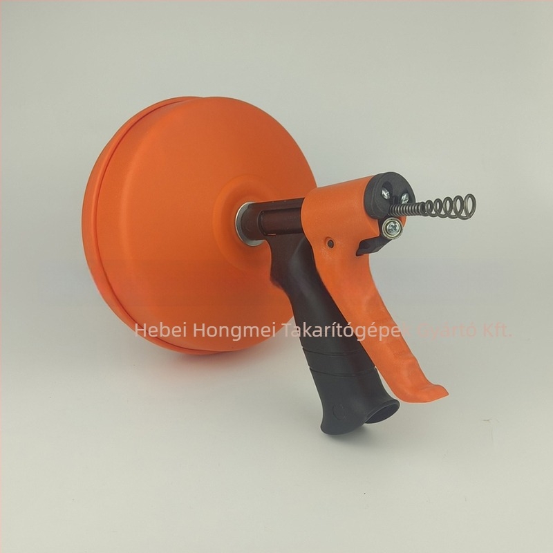 WC és konyhai csőtisztító spirál, kettős üzemmód (automata és kézi), PP acélhuzal, 1 db