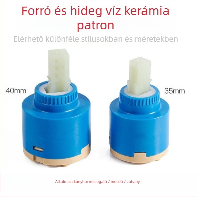 Kerámiás szeleptest a csaphoz – meleg/hideg keveréshez, fürdőszoba, modern minimál stílus, Nine Cardi, testreszabás elérhető