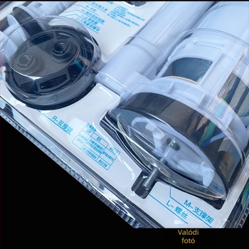 WC tartály kiegészítő készlet: leeresztő szelep, öblítő gomb és bemeneti szelep; műanyag anyag, Yu Xin márka; modern egyszerű stílus