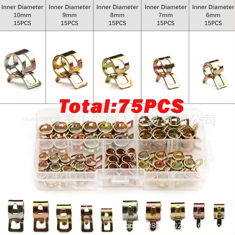 Vízcső bilincs, modell 535, mangán-acélból, galvanizált felület, SY márka