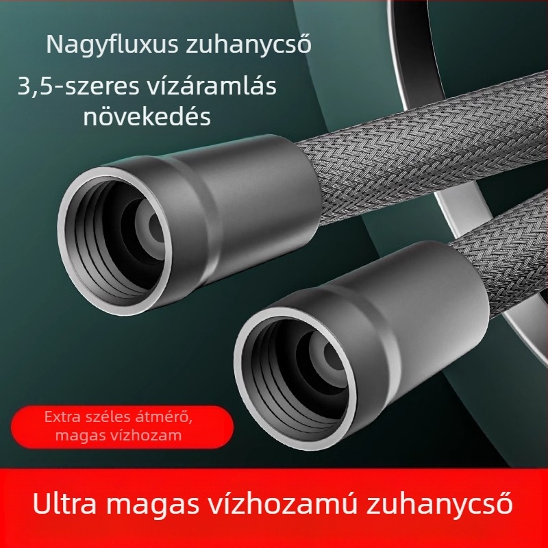 Nylon zuhanycső - univerzális, PVC, menetes csatlakozás, modern minimalist stílus
