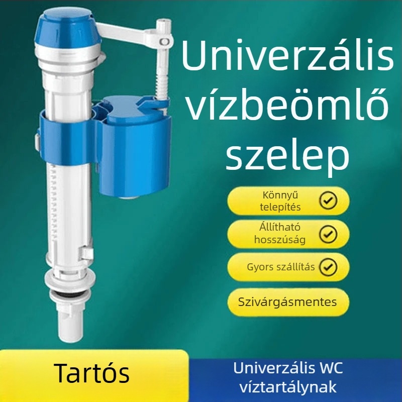 WC-tartály beömlő szelepe - Univerzális kompatibilitás - Szabályozható magas nyomású áramlás - Tartós kivitelezés
