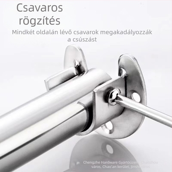 Rozsdamentes acél flańsz alap ruhaszárító rúdhoz – vízszintes típus, hegesztett csatlakozás, korrózió- és nagy nyomásálló, átmérő 19/22/25/32 mm