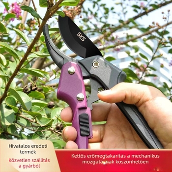 Metszőolló görgőmechanizmussal – gyümölcsfákhoz és kerthez (görgő mechanizmus; gyümölcsfák; kert)