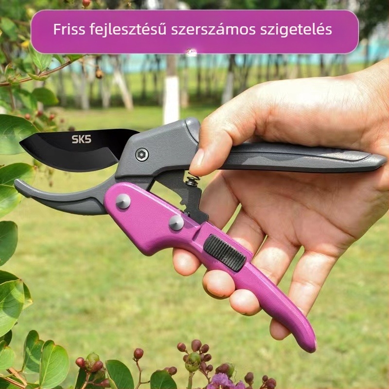 Metszőolló görgőmechanizmussal – gyümölcsfákhoz és kerthez (görgő mechanizmus; gyümölcsfák; kert)