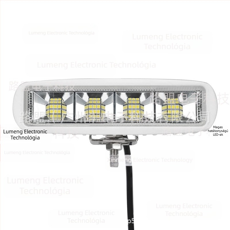 72W LED autómunka világítás - Alumínium ház, univerzális terepjáró tetővilágítás, 12-60V DC, 6000LM, 6000K