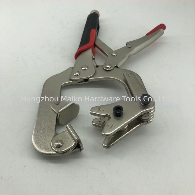 Macwork csőbilincs hegesztéshez – kettős szájú (kör és négyzet alakú), masszív bilincs acél-, műanyag- és rézcsövekhez – többfunkciós hegesztő eszköz