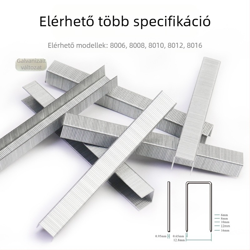 Pneumatikus szögbelövő bútorokhoz és csomagoláshoz – 8006 típusú szögek, 5000 darab