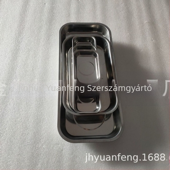 Téglalapú mágneses szerszám tároló készlet mágneses tálakkal és lemezekkel, YF márka, hardver szerszám alkatrészek tárolására, sorozat Mágneses eszköztálak és lemezek, eredet JH