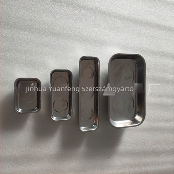 Téglalapú mágneses szerszám tároló készlet mágneses tálakkal és lemezekkel, YF márka, hardver szerszám alkatrészek tárolására, sorozat Mágneses eszköztálak és lemezek, eredet JH