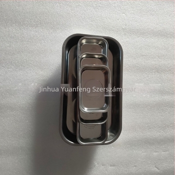 Téglalapú mágneses szerszám tároló készlet mágneses tálakkal és lemezekkel, YF márka, hardver szerszám alkatrészek tárolására, sorozat Mágneses eszköztálak és lemezek, eredet JH