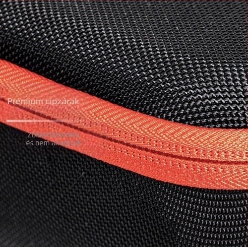 Autóba való EVA légpumpa tároló táska – Oxford anyag + EVA, 1 kg teherbírás, forró préselt EVA és varrás, 3C elektronikus termékek csomagolása