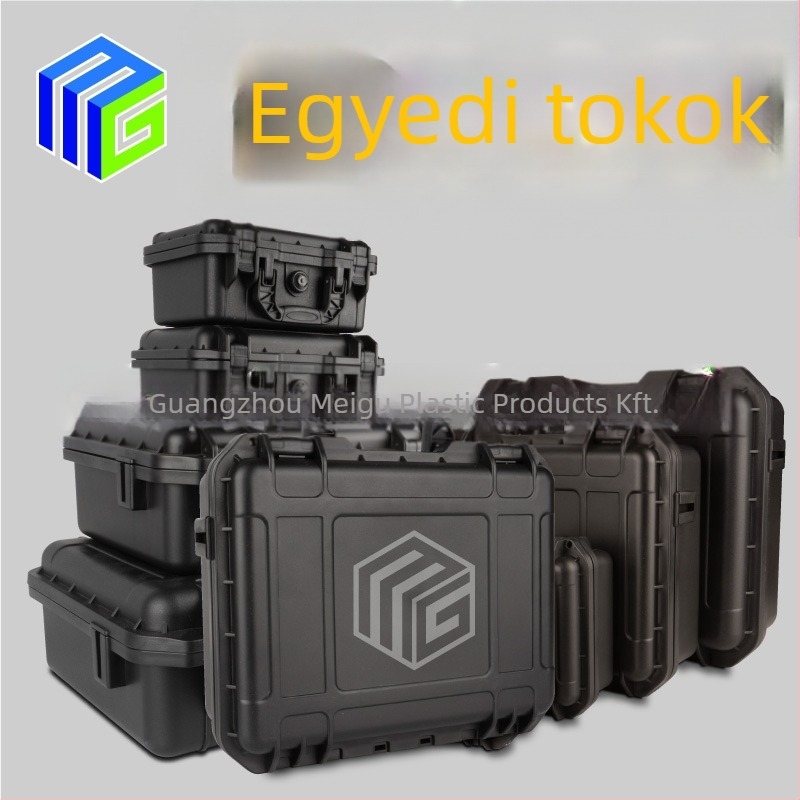 Mg Meigu PP műanyag szerszámtartó doboz – ütésálló, vízálló, zuhanás elleni védelem, teherbírás 20-120